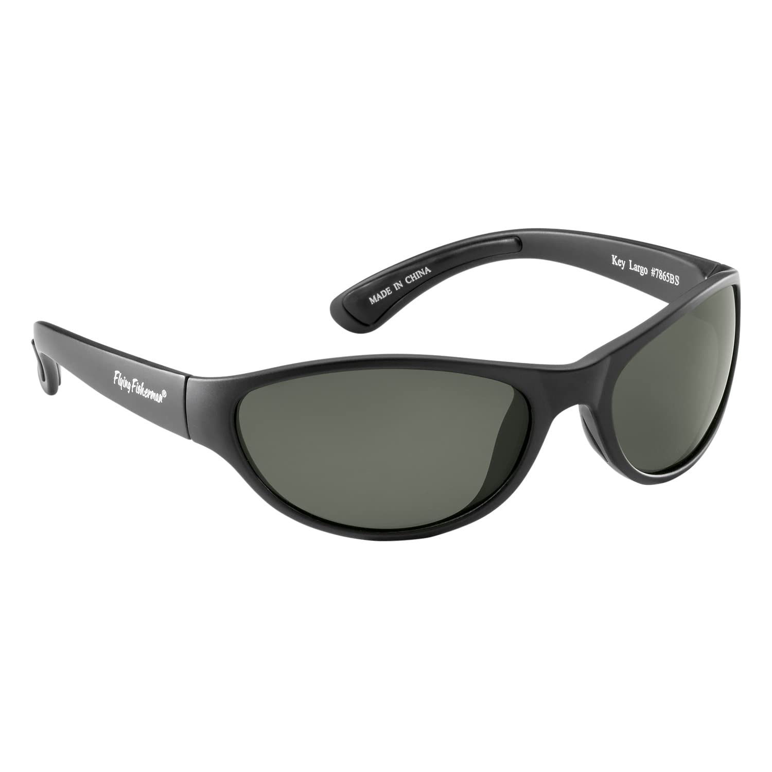 Flying Fisherman 7865BS Sunglass Matte Black Frames/Smoke Lenses One Size