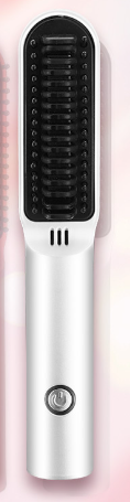 Dual-Purpose Electric Hair Comb for Curling &amp; Straightening