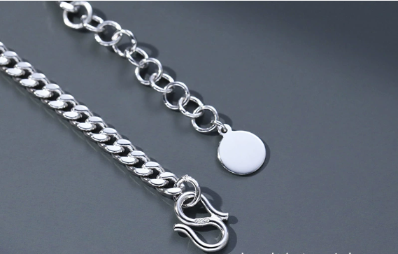 Vintage Thai Silver Bracelet for Men&